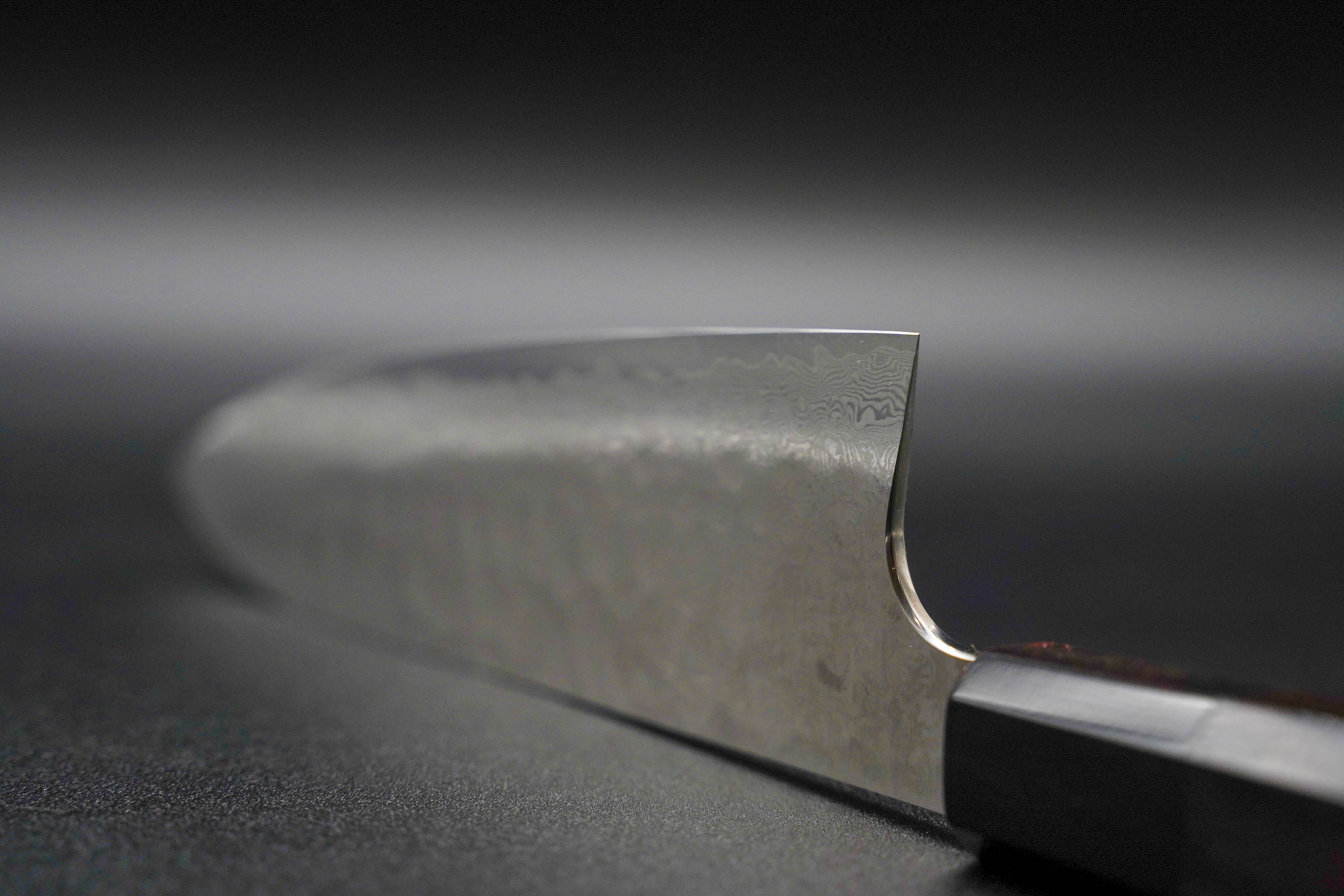 Hatsukokoro Ginyo Silver3 180mm Santoku Knife - Japanese High Carbon Steel Kitchen Knife for Slicing, Dicing & Chopping - Perfect for Home Chefs & Professional Cooking