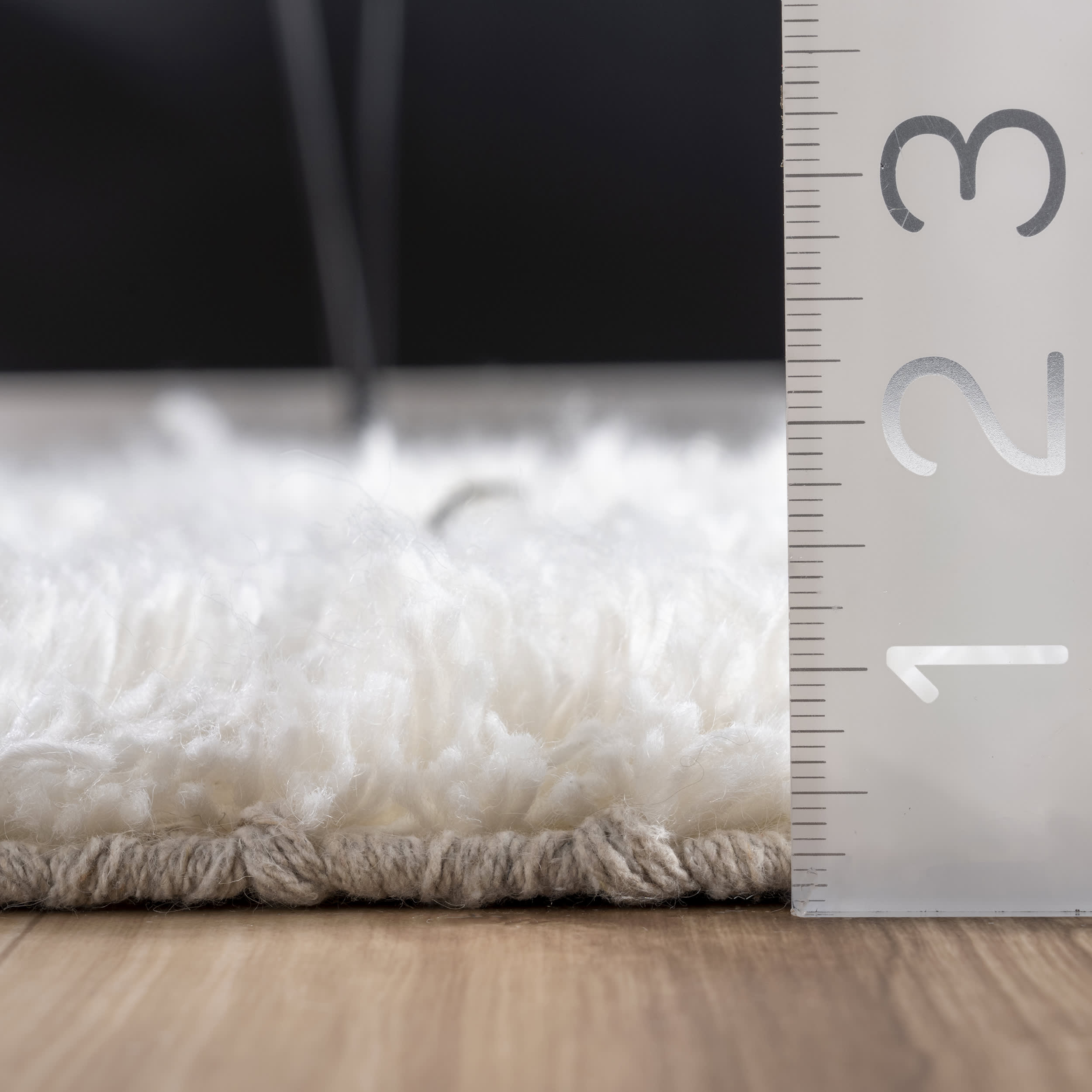 Premium Adair Shag Rug - Soft Natural Fiber Area Rug for Living Room, Bedroom & Nursery - Plush & Cozy Home Decor