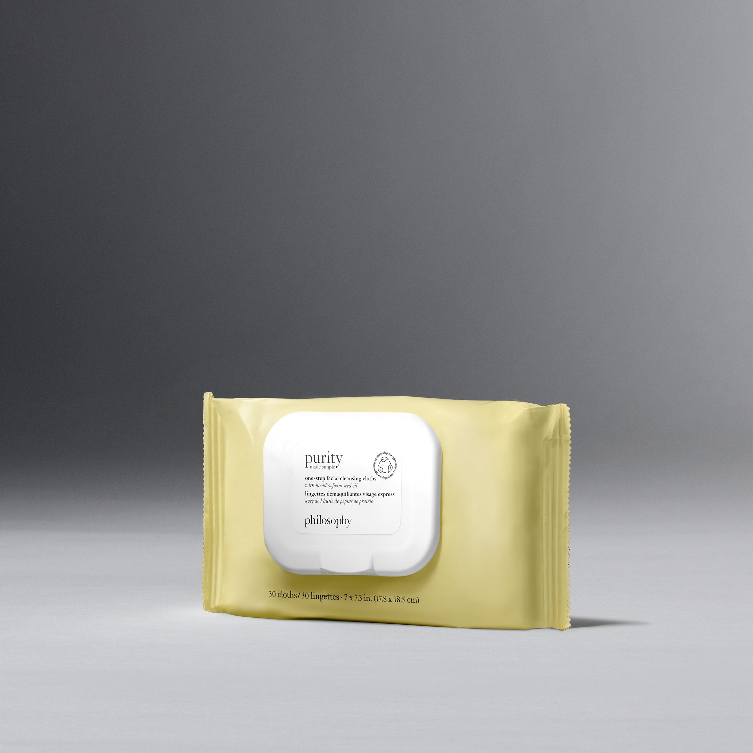 One Step Facial Cleansing Cloths - Gentle Exfoliating & Makeup Remover Wipes for All Skin Types | Perfect for Travel, Gym & Daily Skincare Routine