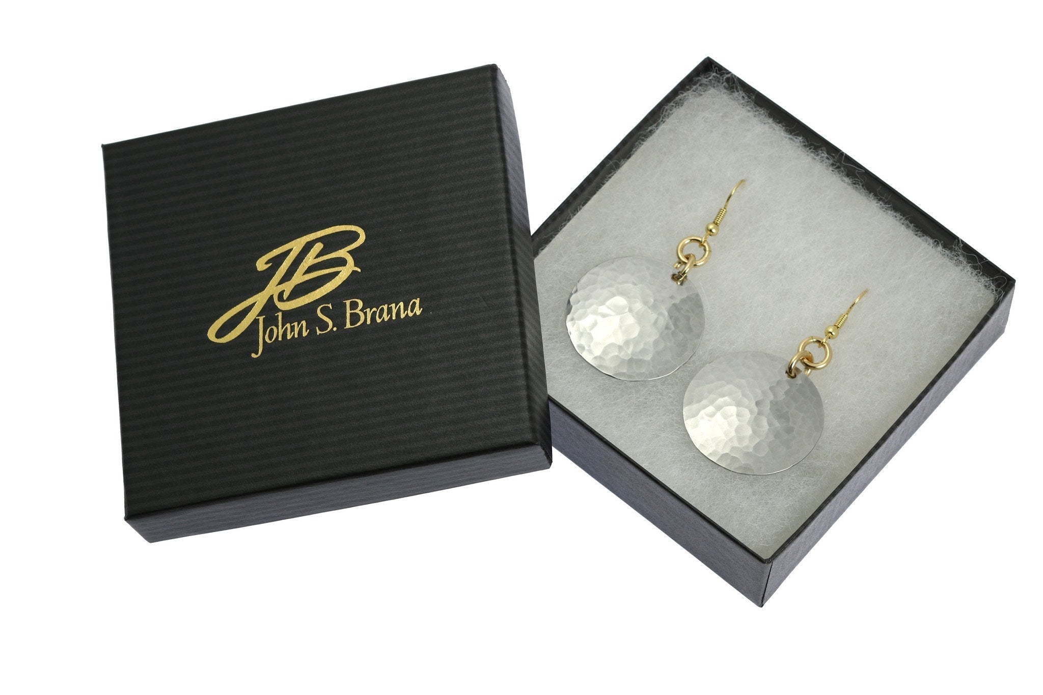 Hammered Aluminum Disc Earrings for Women - Lightweight Boho Dangle Earrings - Perfect for Casual Wear, Parties & Gift Giving