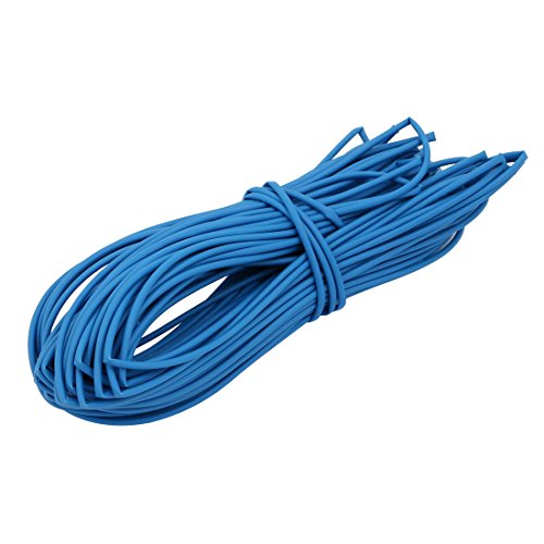 uxcell® 20M (65.6ft) 1mm Inner Diameter Polyolefin Insulated Heat Shrink Tubing Wire Wrap - Blue - for Electrical Wiring, Automotive Repair & DIY Projects