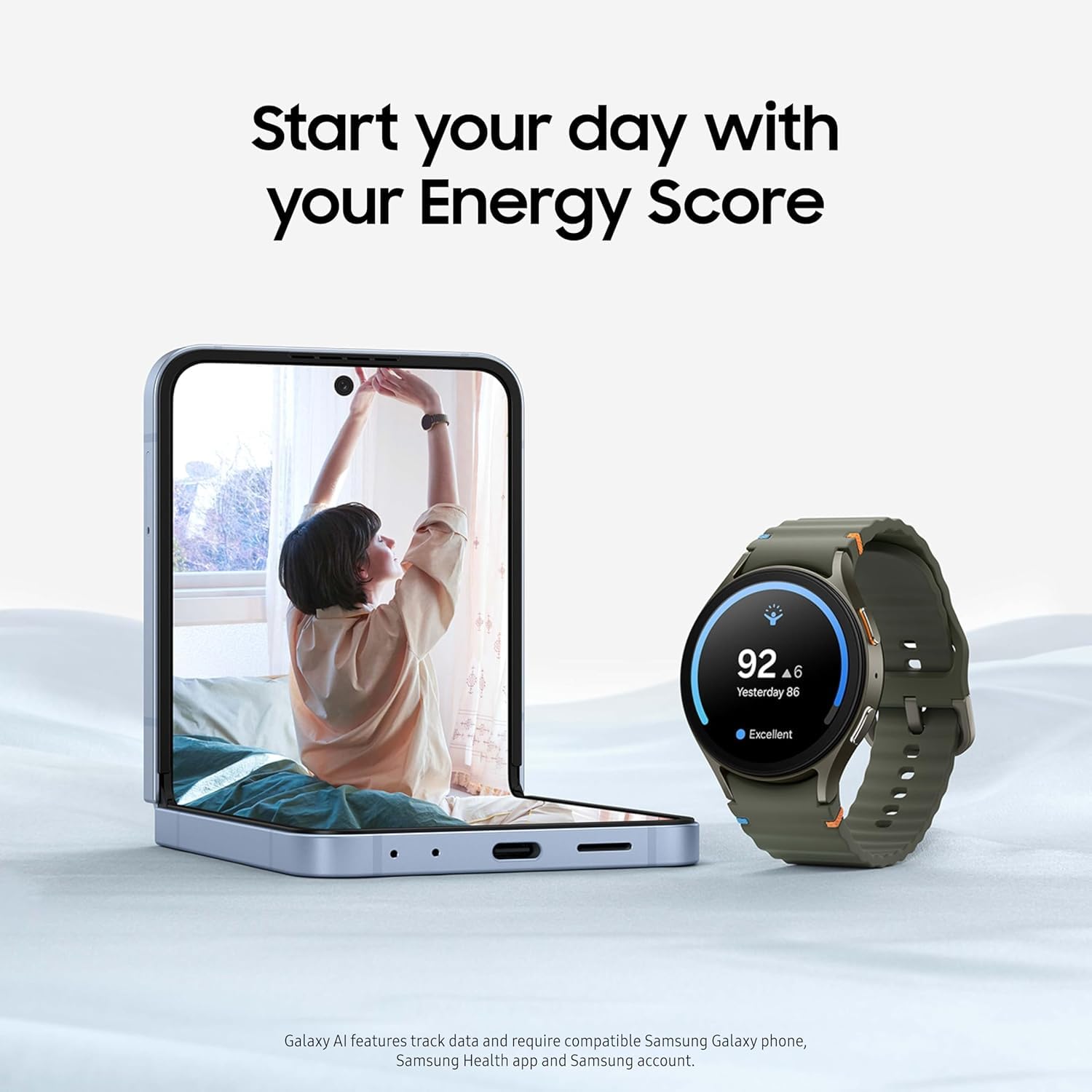 SAMSUNG Galaxy Watch 7 40mm Bluetooth Smartwatch - Energy Score, Heart Rate & Sleep Monitor, Fitness Tracker with Wellness Tips (2024 Renewed, Cream) - Perfect for Workouts, Running & Daily Health Tracking