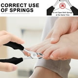 Professional Thick & Ingrown Toenail Clippers Set for Men & Seniors - Heavy Duty Nail Trimmer with Non-Slip Handle - Perfect for Thick, Hard, or Ingrown Toenails at Home or Travel