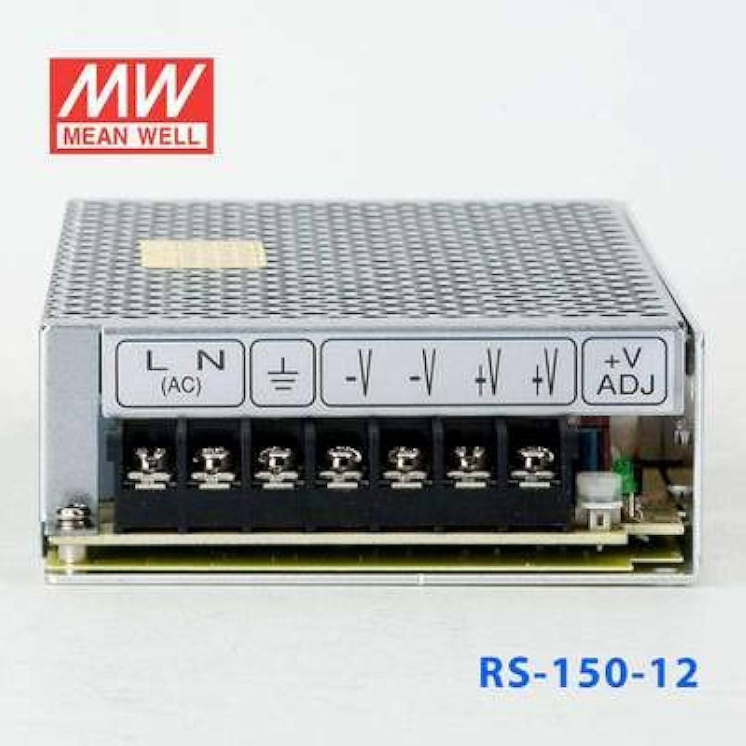 Mean Well RS-150-12 150W 12V DC Power Supply - Reliable Switching Power Supply for LED Strips, CCTV Cameras, Industrial Equipment & More