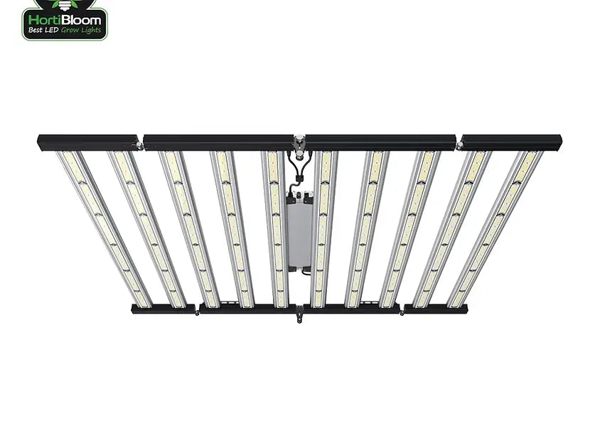 HortiBloom Mega Enfold 1000W Full Spectrum LED Grow Light for Indoor Plants - Hydroponics, Greenhouse & Home Gardening - High Efficiency Plant Growth Lamp for Vegetables, Flowers & Herbs