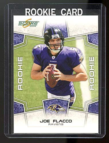 2008 Score #344 Joe Flacco Baltimore Ravens Rookie Football Trading Card - Mint Condition in Protective Holder | Collectible NFL Memorabilia for Fans & Investors | Perfect for Display, Gifts, and Sports Collections