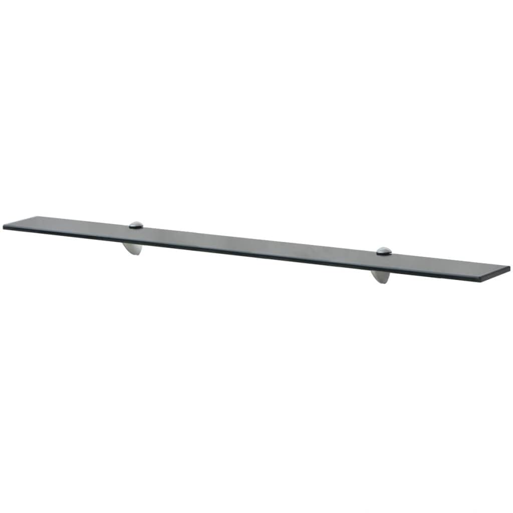 Clear Glass Floating Wall Shelf - 39.4