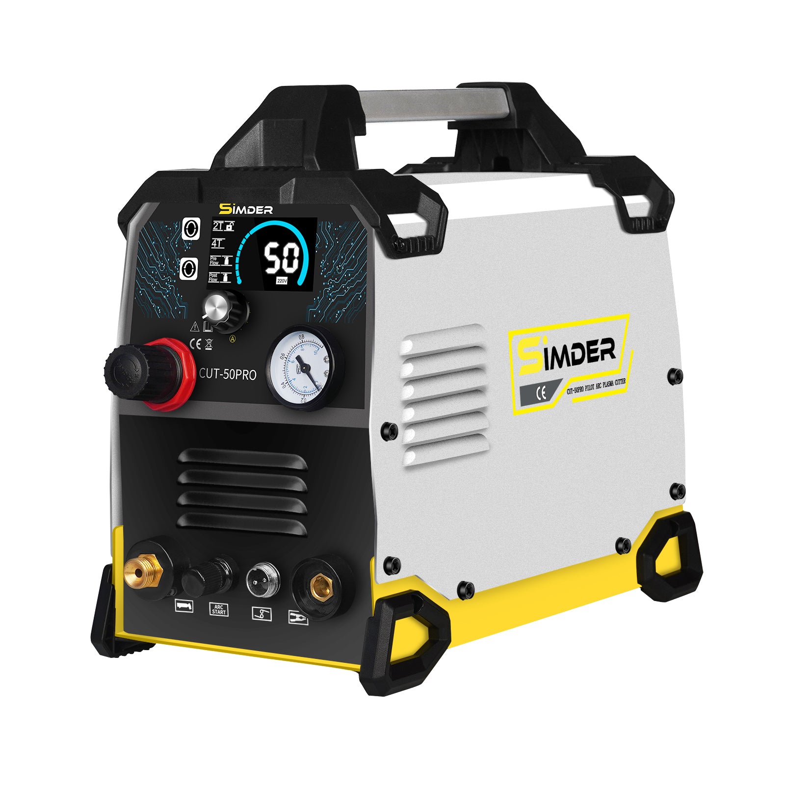 SSIMDER CUT 50 PRO 50Amp Pilot Arc Plasma Cutter - Australia - Professional Metal Cutting Tool for DIY, Automotive Repair & Metal Fabrication