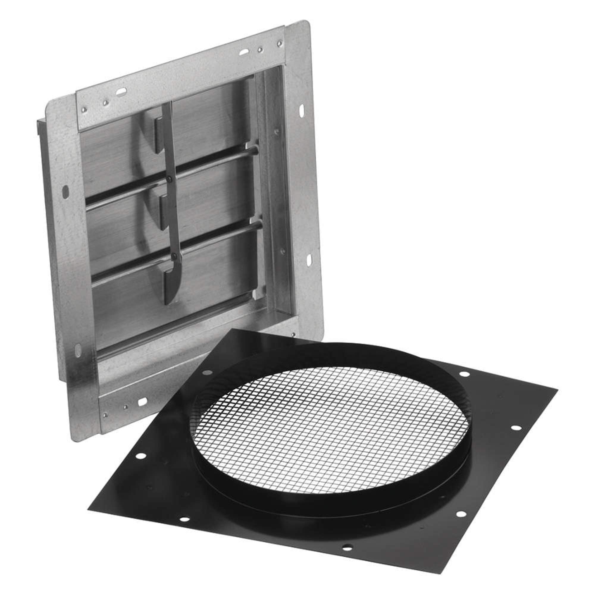 Broan 441 Aluminum Wall Cap - Exhaust Vent Cover for Kitchen, Bathroom & Laundry Room - Weatherproof & Durable Outdoor Ventilation Solution