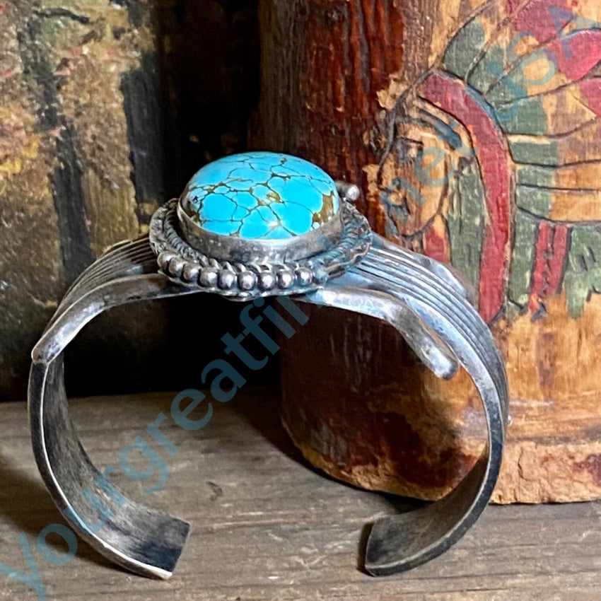 Handmade Tufa Stone Sterling Silver Cast Spider Web Turquoise Bracelet for Women - Boho Chic Jewelry for Everyday Wear & Special Occasions