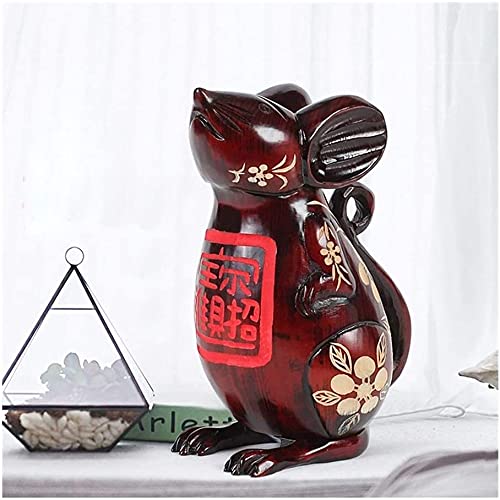 Handcrafted Wooden Mouse Piggy Bank - Unique Home Decor & Birthday Gift (19.5 × 14 × 25Cm) - Perfect for Kids' Savings, Room Decor, and Thoughtful Present Ideas