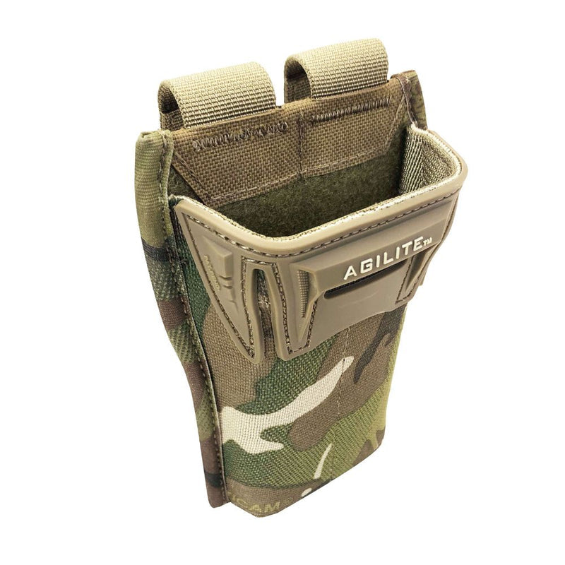Agilite Pincer Single 5.56 Magazine Pouch - Tactical Molle-Compatible Rifle Magazine Holder for AR-15, M4 - Perfect for Military, Law Enforcement & Outdoor Shooting Range Use