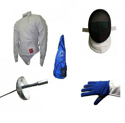Premium 5-Piece Epee Fencing Starter Kit for Beginners - Perfect for Training, Practice & Home Gym Use