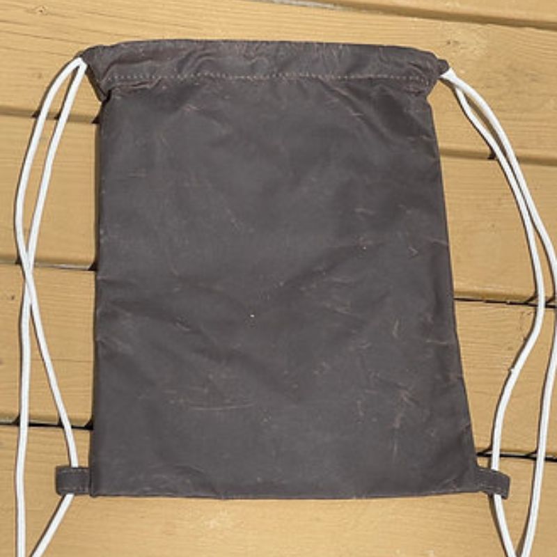 Campcraft Outdoors Waxed Canvas Cruiser Cinch Bag - Durable Water-Resistant Gear for Hiking, Camping & Travel Accessories