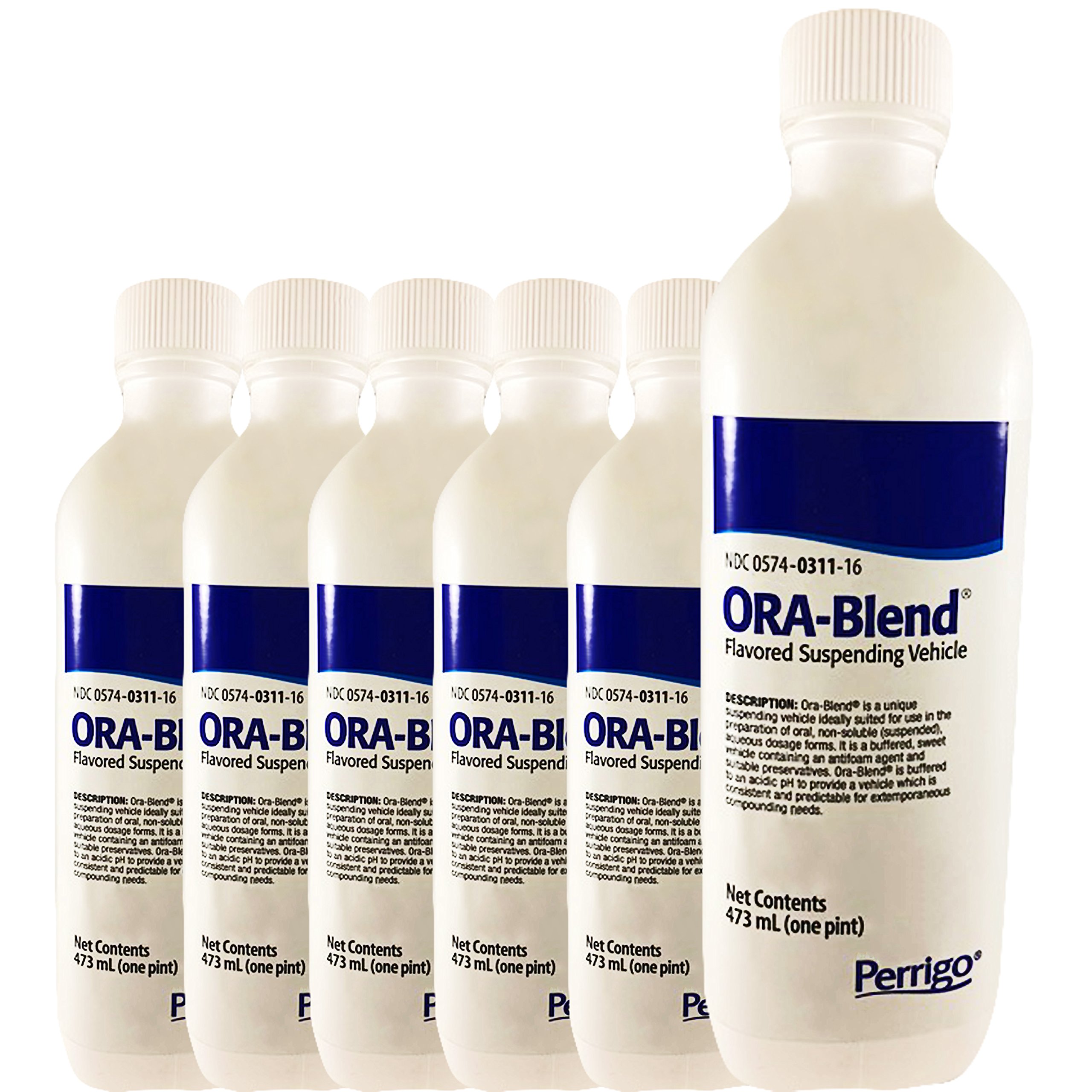 Ora-Blend Flavoring Syrup - 16oz (473ml) Bottle, Pack of 6 - Perfect for Coffee, Tea, Smoothies & Cocktail Mixing