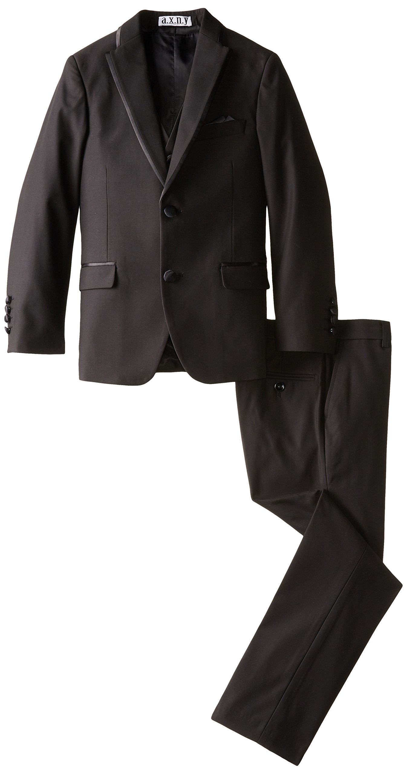 Big Boys' Tailored 3-Piece Tuxedo Set for Formal Events
