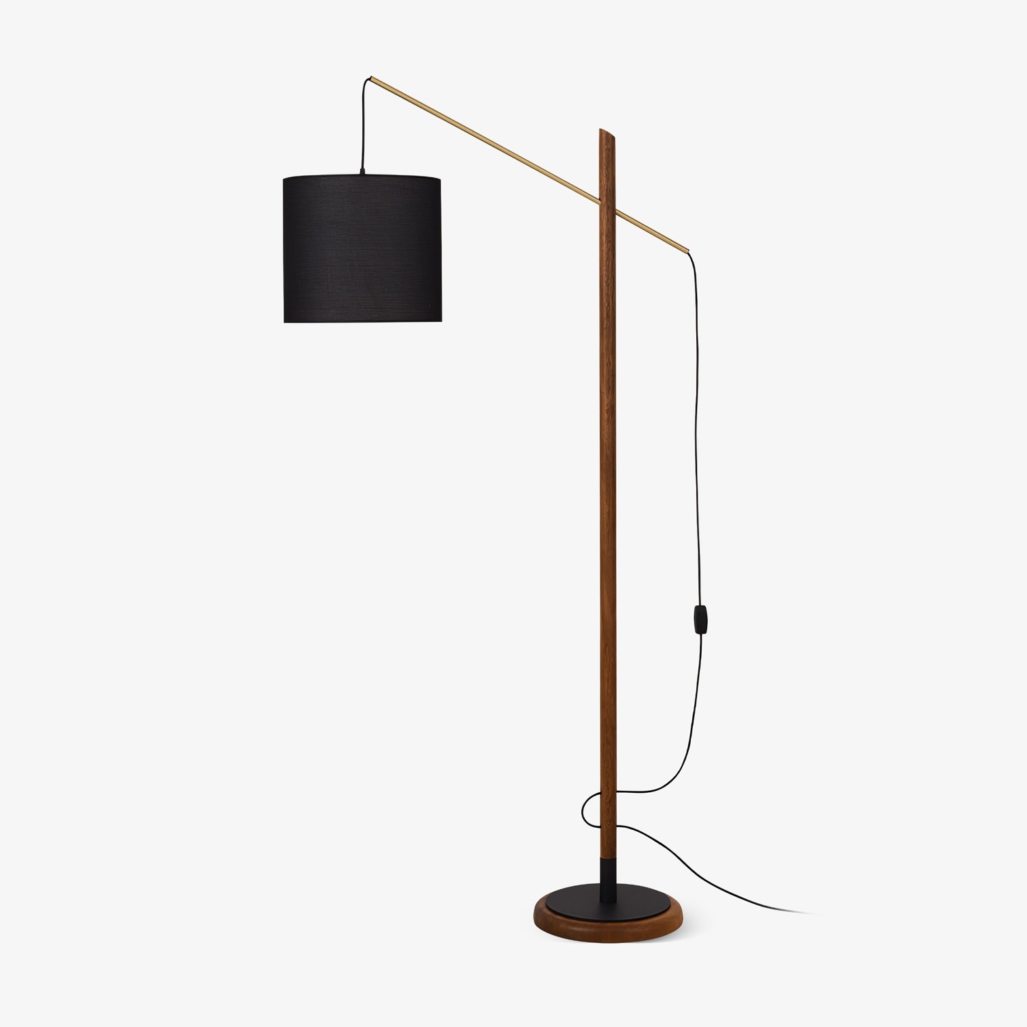 Modern Archer Floor Lamp - Adjustable LED Standing Light for Living Room, Bedroom & Office - Bright Reading Light with Remote Control & 3 Color Temperatures - Perfect for Home Decor & Workspace Lighting