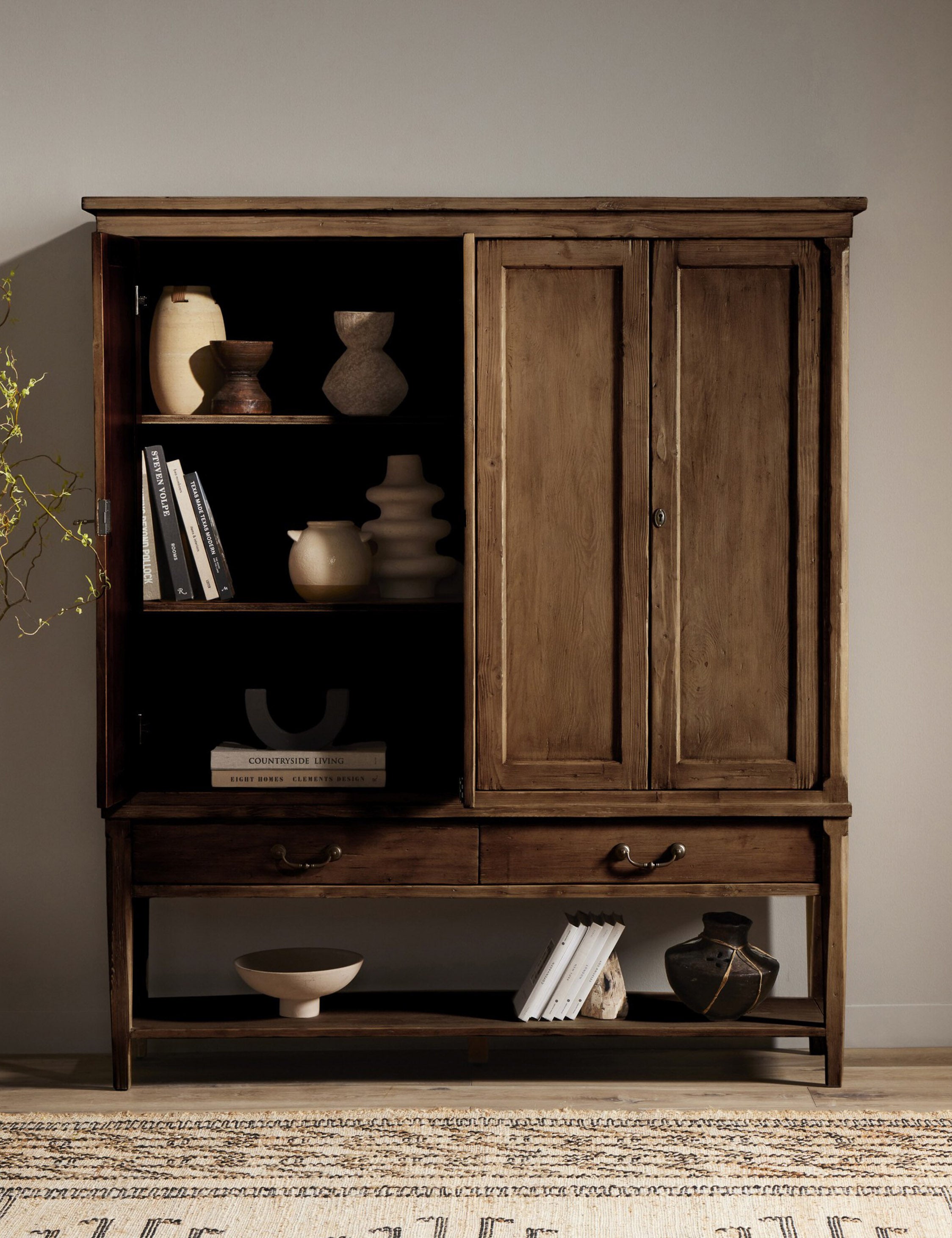 Chaperal Double Cabinet - 2 Door Storage Cabinet with Adjustable Shelves for Home, Office, or Garage Organization - Perfect for Storing Tools, Files, and Household Items