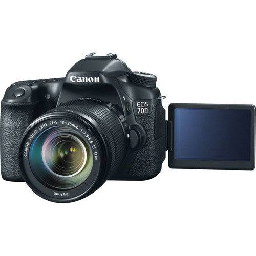 Canon EOS 70D/80D DSLR Camera with 18-135mm f/3.5-5.6 STM Lens Kit - Professional Photography for Travel, Sports & Events