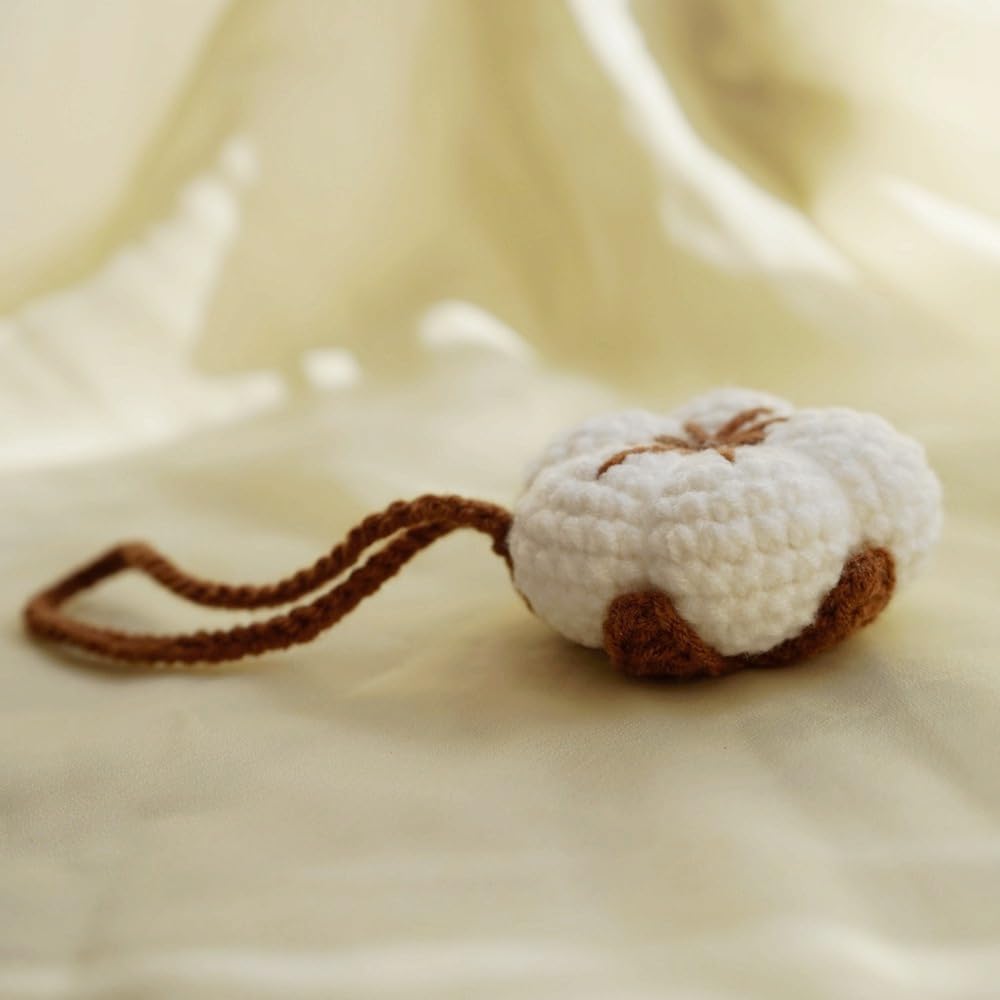 Handmade Crochet Cotton Keychain Set of 2 - Boho Key Rings, Bag Charms & Hanging Ornaments for Home Decor, Gifts, and DIY Crafts | Perfect for Keys, Bags, Backpacks, and Room Decor