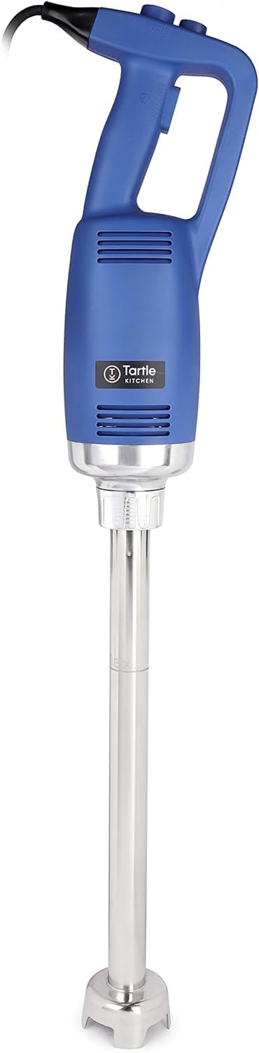 Commercial Immersion Blender 750W Heavy Duty - Variable Speed 8000-20000 RPM with 20