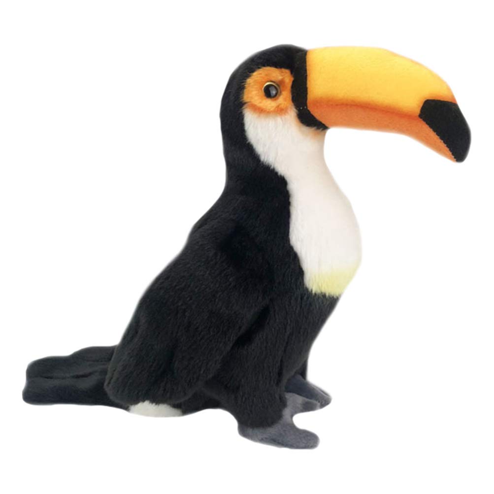 NUOBESTY Soft Plush Toucan Stuffed Animal - Huggable Tropical Bird Toy for Kids, Birthday & Christmas Gift - Perfect for Nursery Decor, Cuddling & Playtime