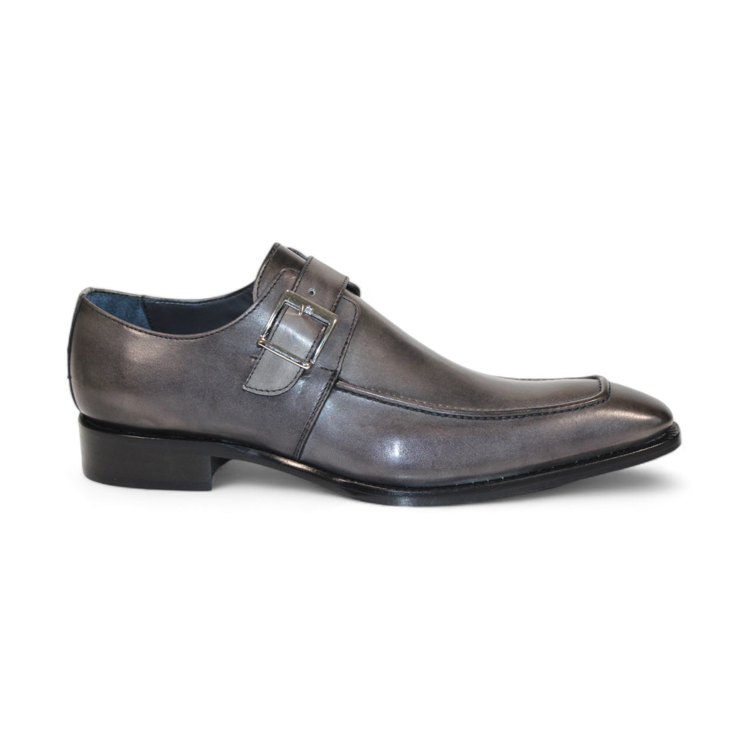 Duca Di Matiste Garda Men's Dress Shoes - Classic Grey Leather Oxfords for Business & Formal Occasions