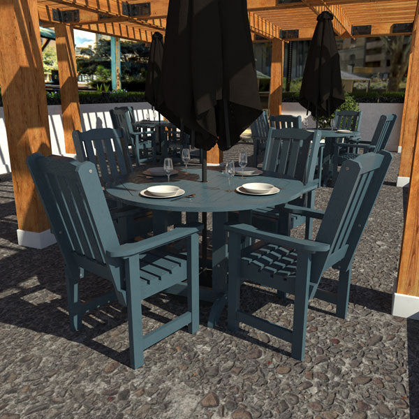 Springville 5-Piece Round Outdoor Dining Set - Patio Furniture for Garden, Backyard, and Poolside Gatherings