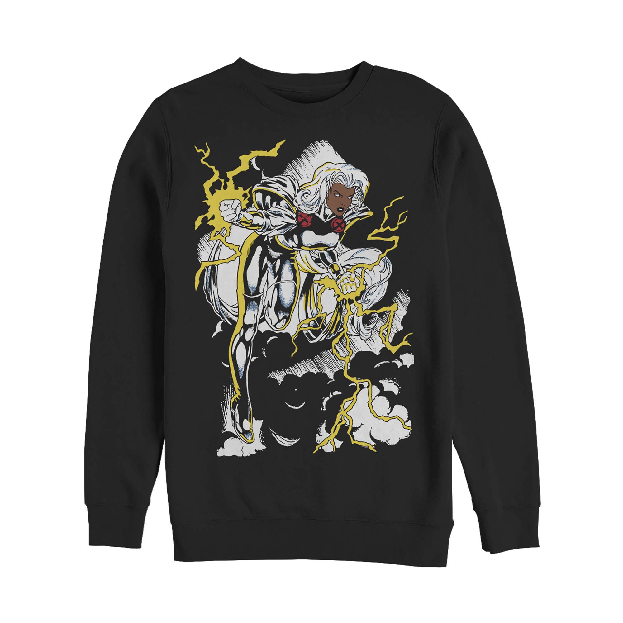 Marvel X-Men Storm Lightning Tempest Sweatshirt for Men | Superhero Graphic Hoodie for Comic Fans & Cosplay | Perfect for Halloween, Comic Con & Casual Wear