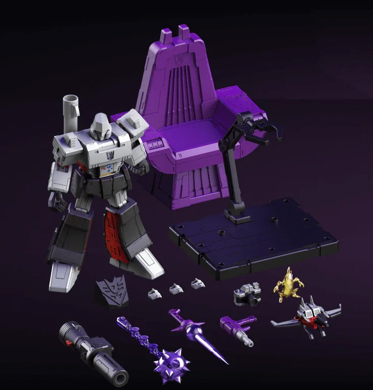 Blokees Transformers Action Edition G1 Megatron Model Kit - Collectible Robot Toy for Adults & Kids - Perfect for Display, Gifts, and Action Figure Play