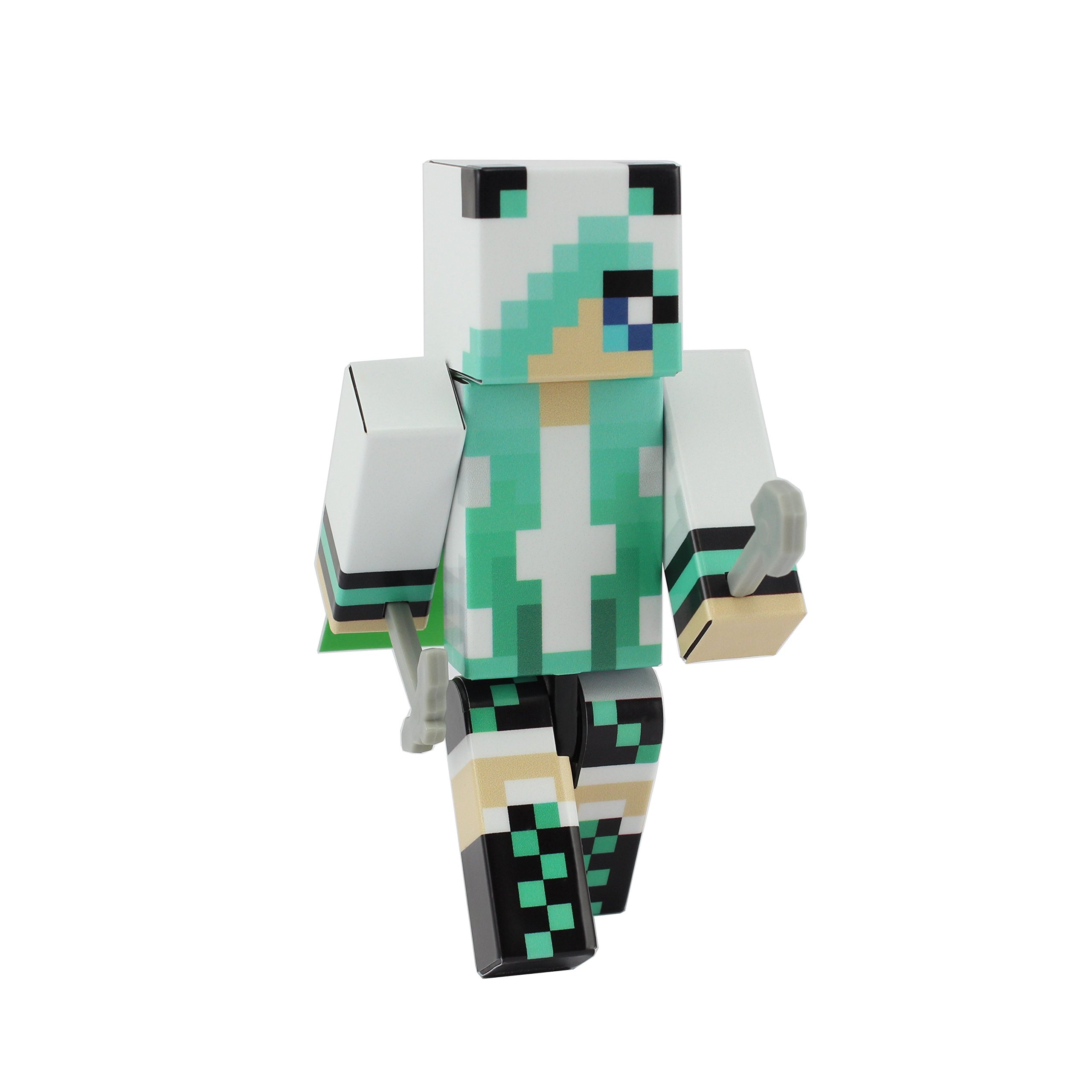 EnderToys Panda Girl Teal Action Figure - Collectible Anime Toy for Kids & Adults - Perfect for Display, Gifts, and Role Play Scenes