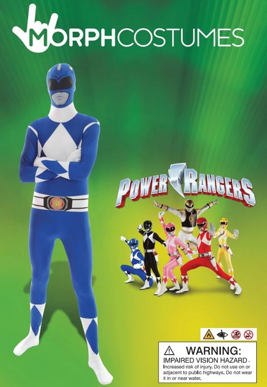 Power Rangers Costume for Adults - Red Ranger Morphsuit Full Body Spandex Suit for Men & Women | Halloween Cosplay, Comic Con, Themed Parties & Superhero Dress-Up