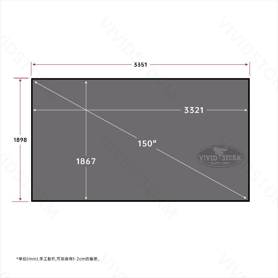 AWOL VISION LTV 3500 Pro/3000 Pro/2500 4K Ultra Short Throw Laser Projector Bundle with VIVIDSTORM 100-150