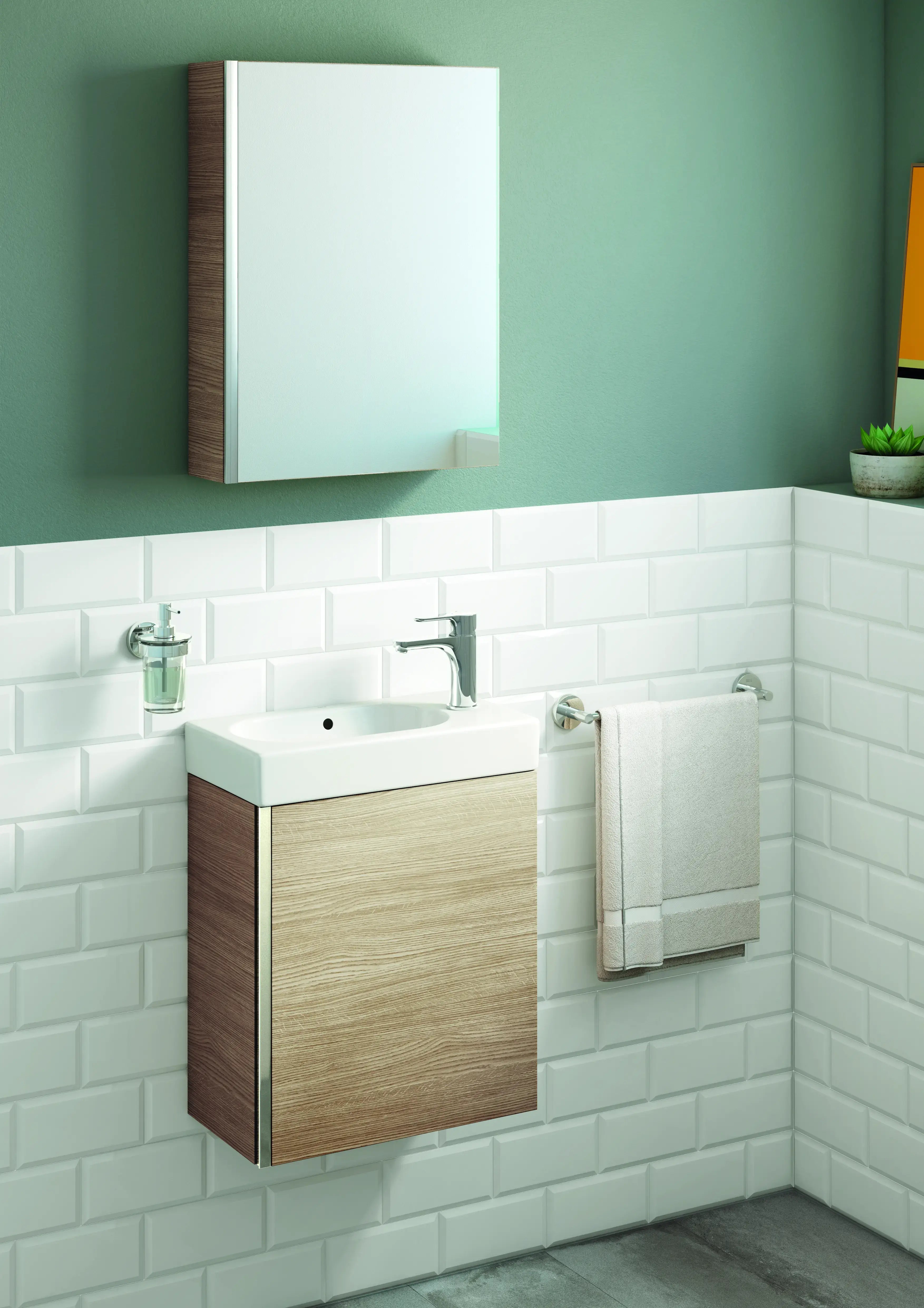 3x6 Beveled Matte White Subway Tile - Classic Ceramic Wall & Backsplash Tile for Kitchen, Bathroom & Shower