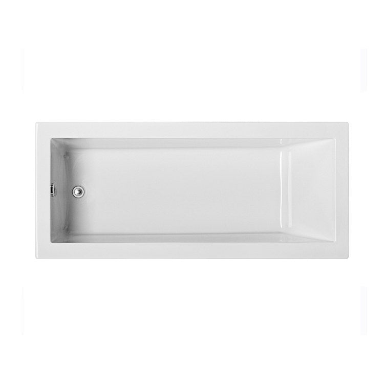 72 x 36 Inch Undermount Acrylic Whirlpool Bathtub - Andrea 3 Standard Combo End White Rectangle CXL 100 Gallons (20 1/4 Inch) - Perfect for Luxury Bathroom Renovations and Spa-Like Relaxation at Home
