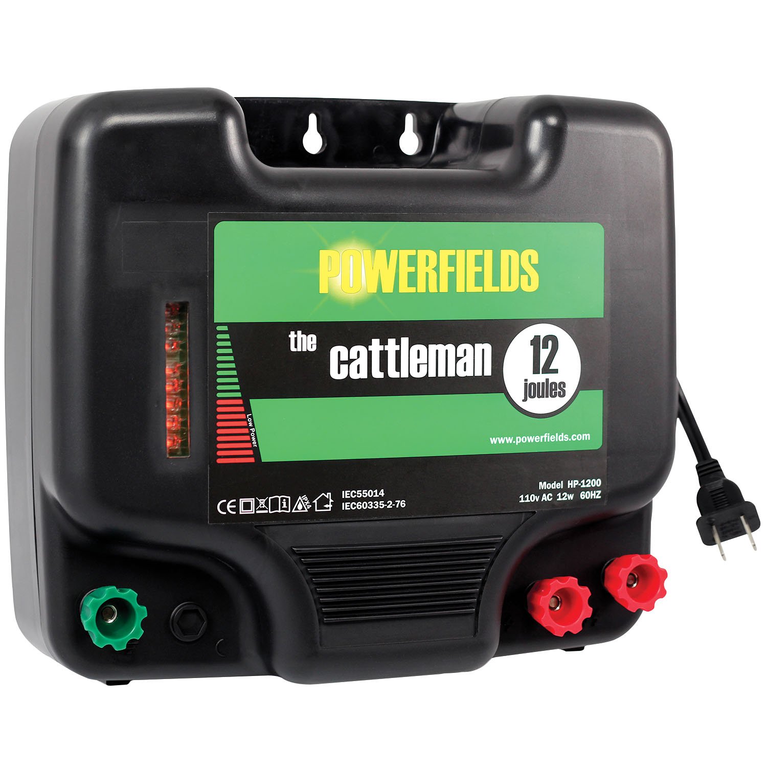 12 Joule Dual-Zoning Electric Fence Charger for Livestock & Pets - Heavy Duty Shock Energizer for Cattle, Horses, Dogs & Farm Security