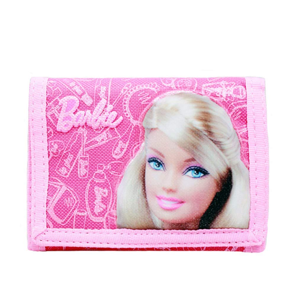 Barbie Trifold Wallet for Girls - Pink Licensed Gift Toy (BA15860) | Perfect for Birthday, Christmas & School Accessories