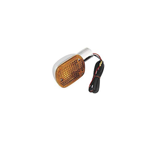 BikeMaster Front Left Turn Signal Light for Honda VT1100C Shadow Motorcycle 1985-1986 | Replacement Indicator Blinker | Perfect for Night Riding & Safety Enhancement