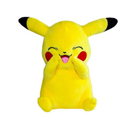 30cm Smile Pikachu Plush Toy - Soft Cute Pokemon Stuffed Animal for Kids, Collectors & Anime Fans - Perfect for Gifts, Bedroom Decor & Cosplay Accessories