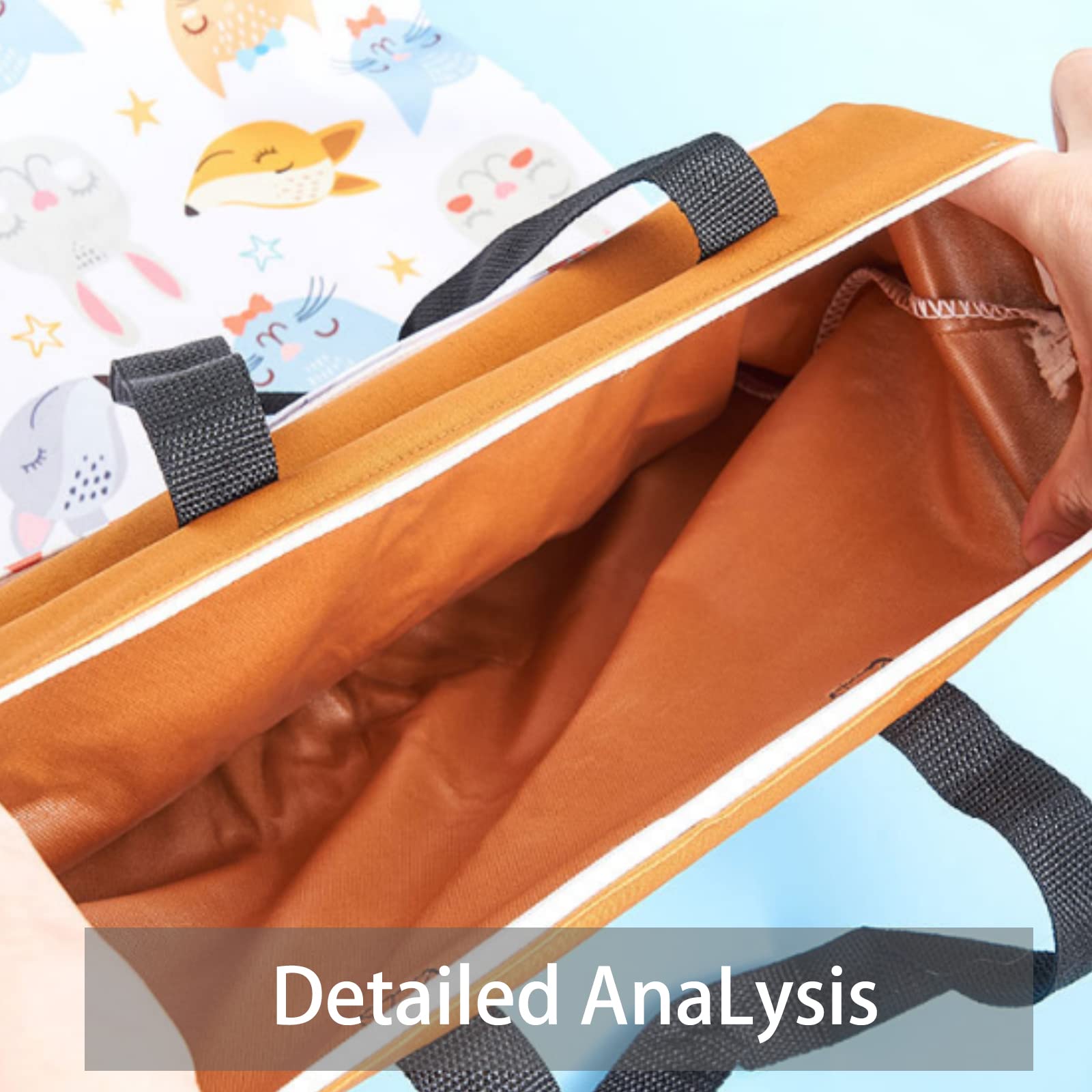 Lmbabter 2-Pack Wet Dry Bags for Baby Cloth Diapers - Waterproof Nappy Organizer Pouches & Diaper Tote (15.7x27.5in) - Perfect for Travel, Beach, Gym & Baby Essentials Storage (Style D)