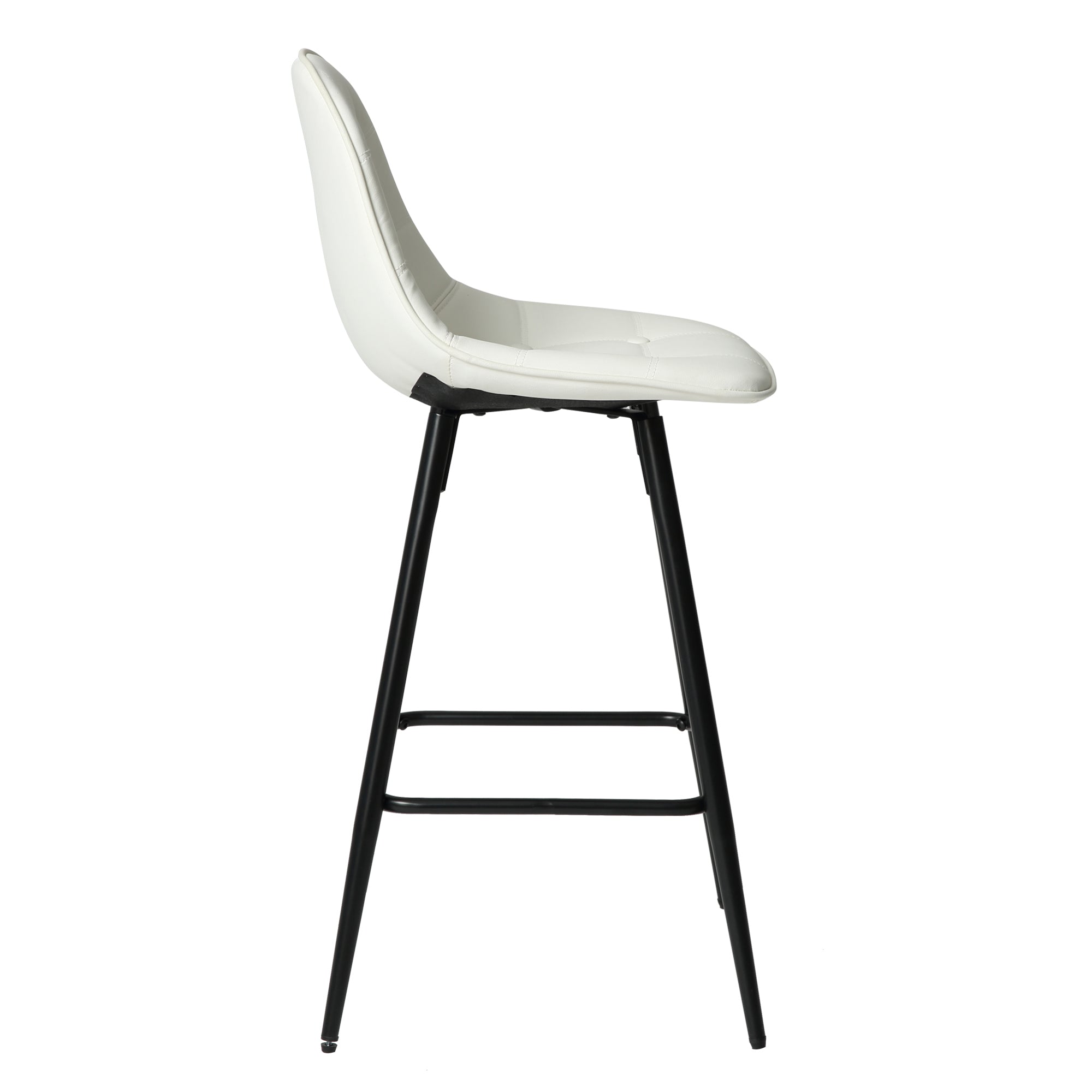 Modern Metal Counter Stools Set of 2 - 25.5