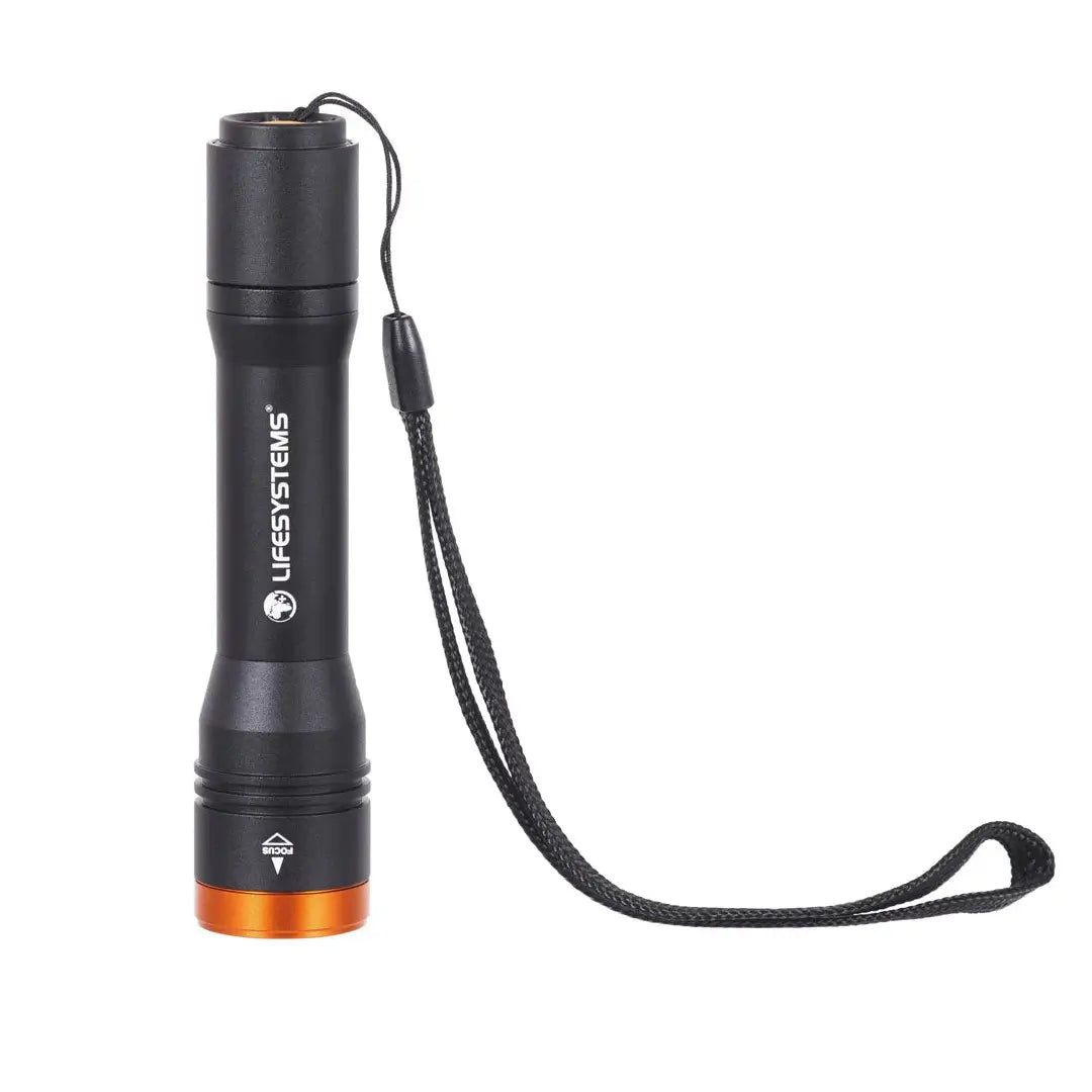 Lifesystems Intensity 545 Lumen Rechargeable LED Flashlight - Bright Waterproof Camping Light for Hiking, Emergency & Outdoor Adventures