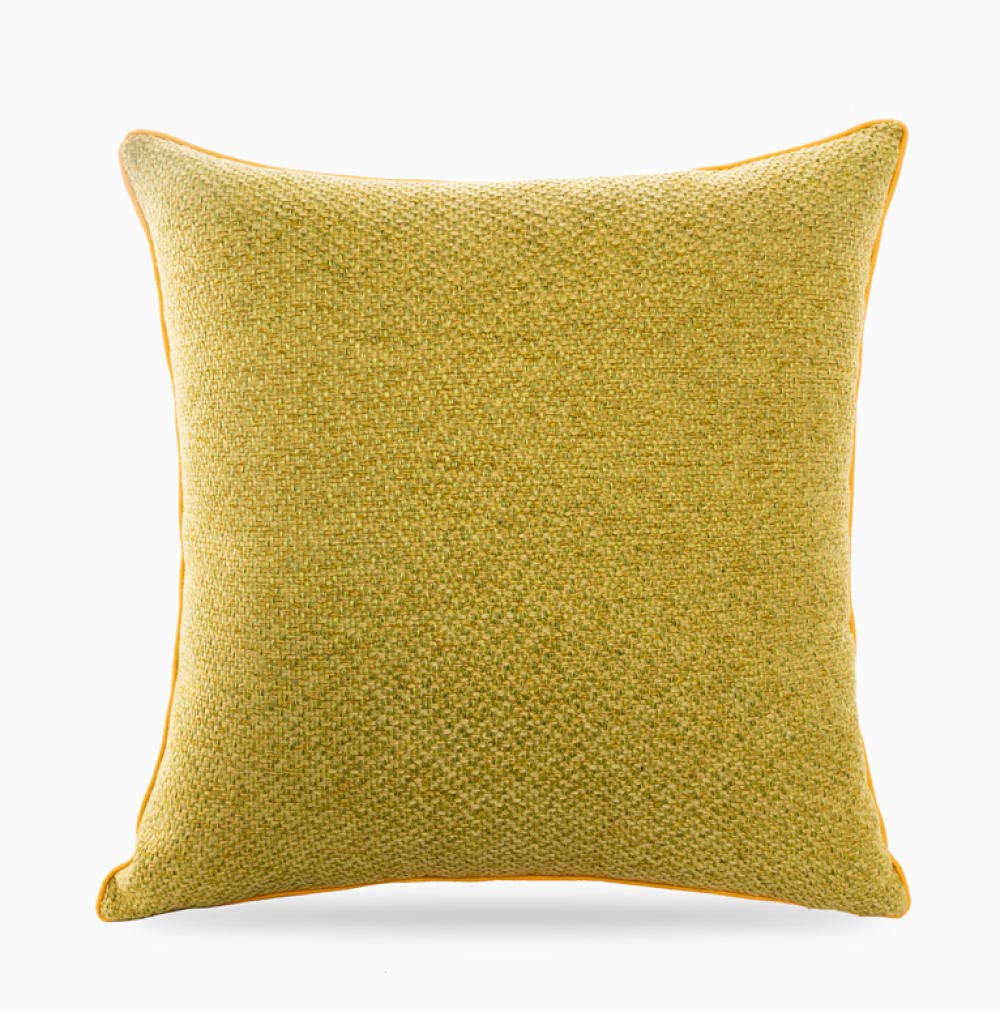 QWE Sofa Pillow - Simple Decorative Cushion for Living Room, Bed Headrest & Tatami (45x45cm) - Perfect for Home Decor, Lounge Relaxation & Guest Comfort