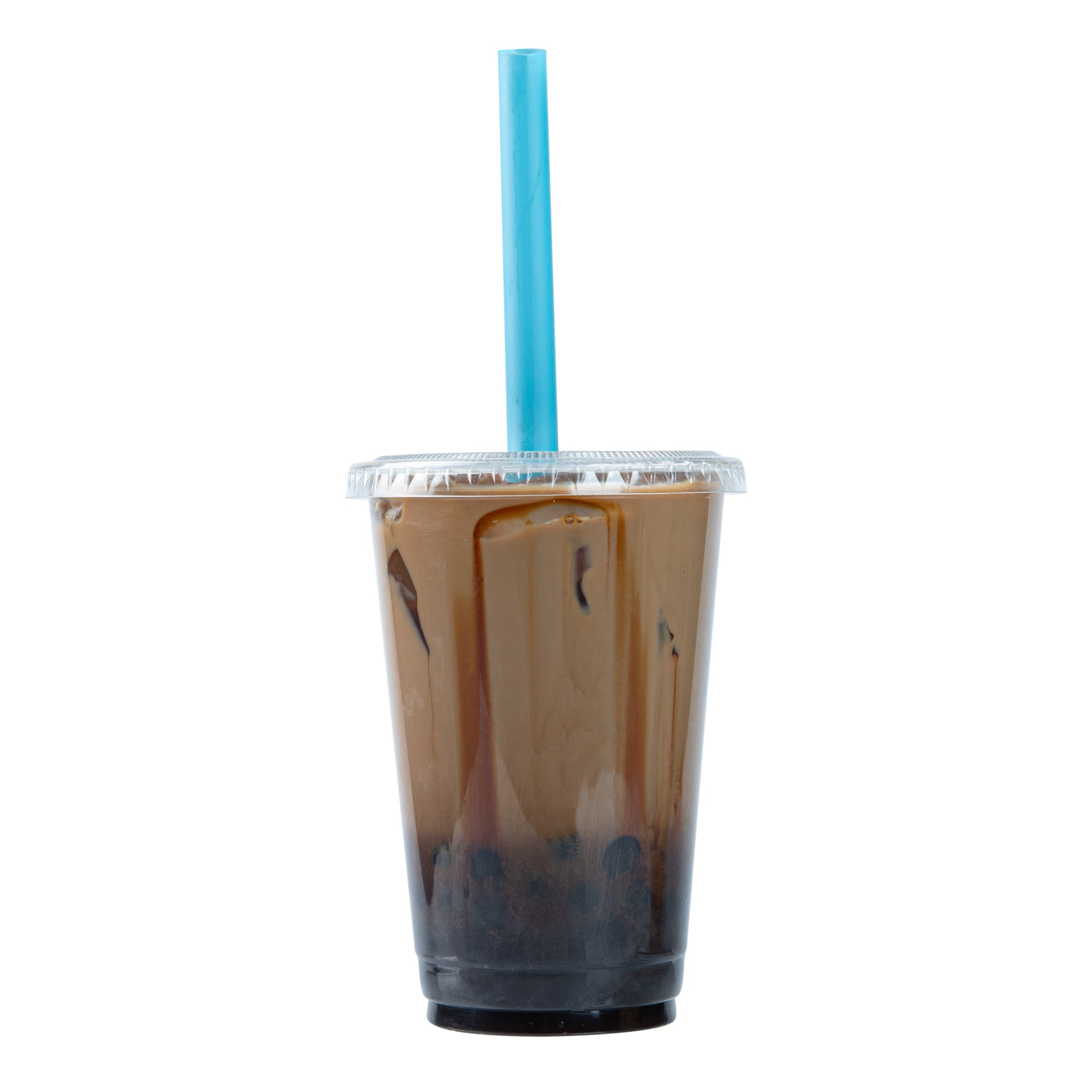 Eco-Friendly Extra Wide Blue PLA Plastic Boba Straws - Compostable, Pointed Tip, 9mm (1000 Count Bulk Box) | Perfect for Bubble Tea, Smoothies, and Cold Drinks