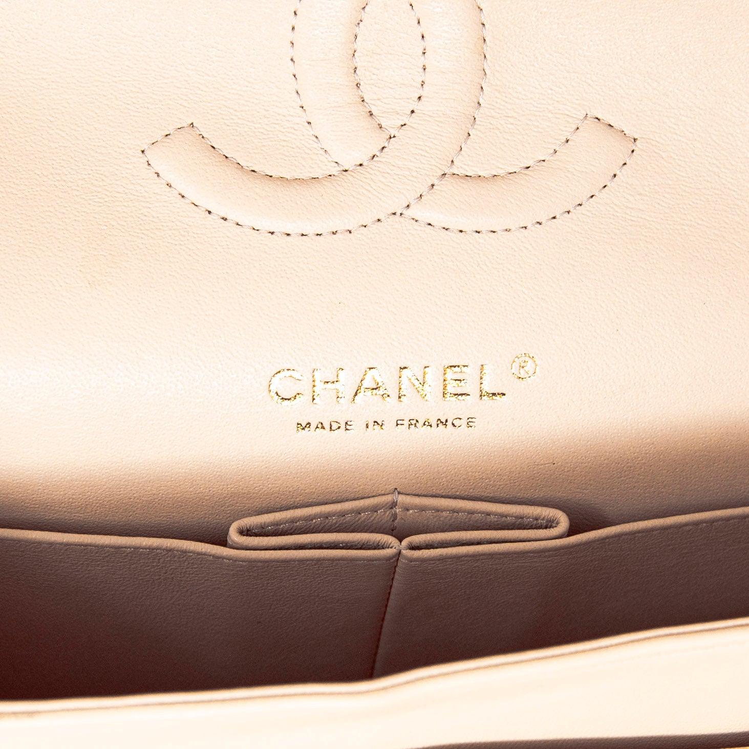 Chanel Beige Medium Classic Flap Bag - Timeless Luxury Handbag for Women | Perfect for Work, Evening Events & Everyday Elegance