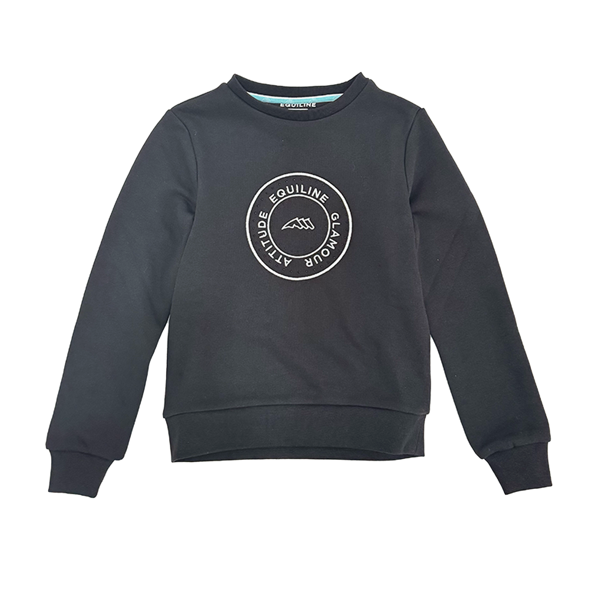 Equiline Girls' Gory Graphic Crewneck Sweatshirt | Halloween Horror Style Pullover | Cute Spooky Outfit for Trick-or-Treating & Costume Parties
