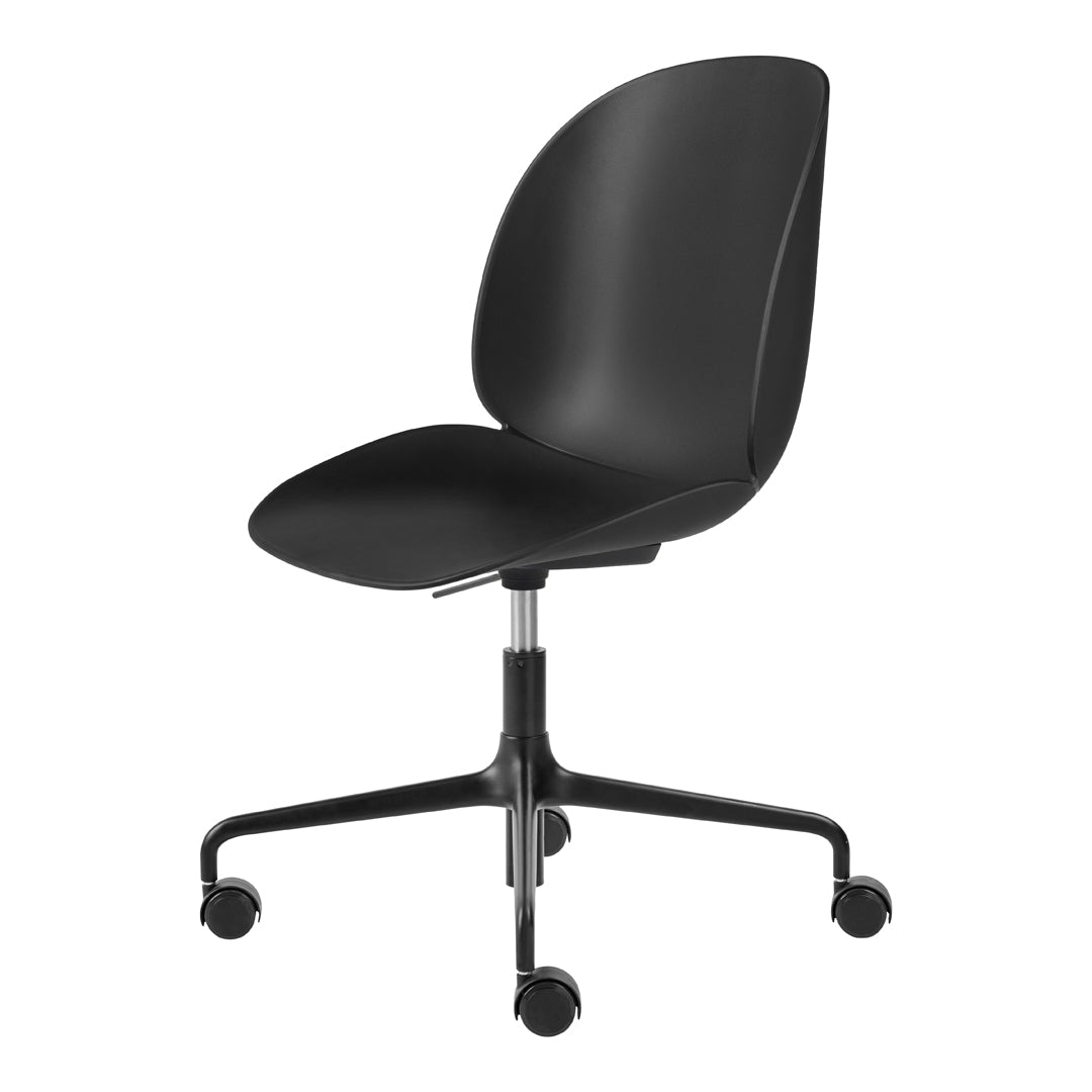 Ergonomic Beetle Meeting Chair with 4-Star Base & Smooth-Rolling Casters - Height Adjustable Office Chair for Conference Rooms & Home Workspaces