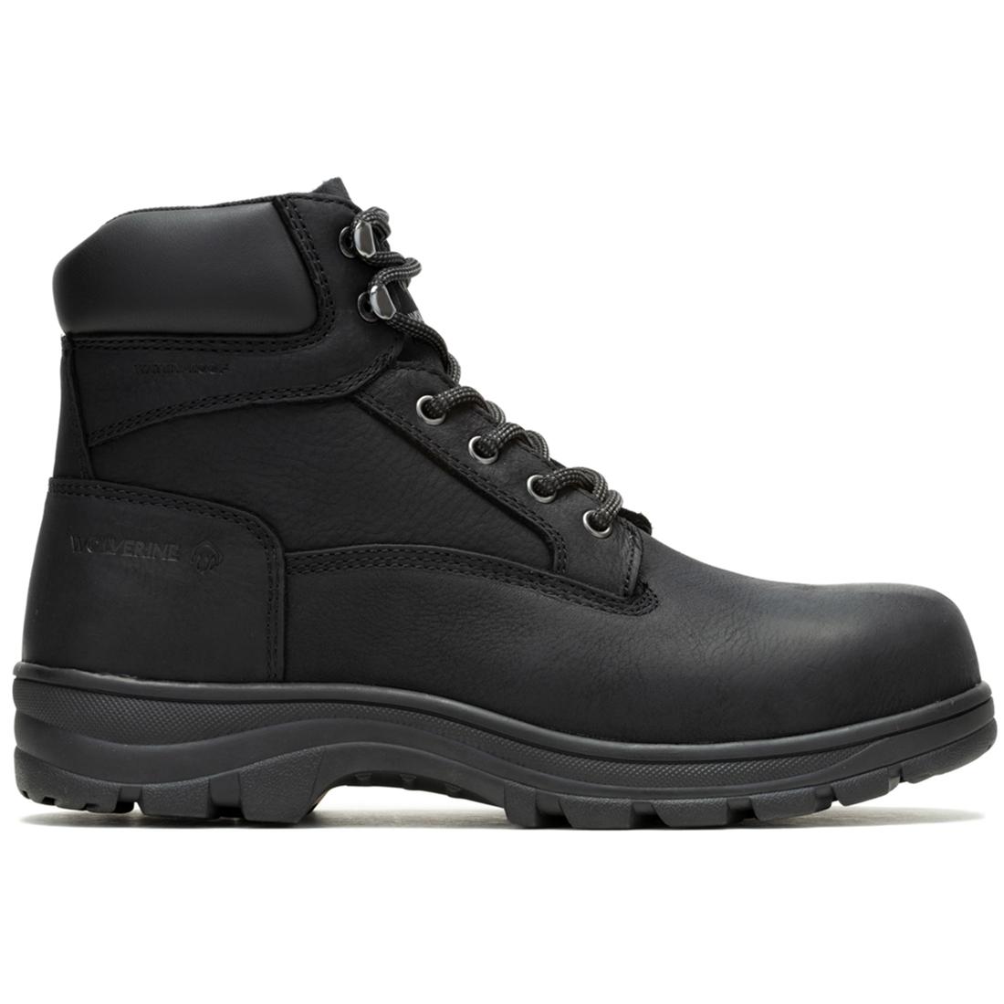 Carlsbad Steel Toe Work Boots for Men - Black Safety Shoes for Construction & Industrial Work - Durable & Comfortable Work Boots for Heavy Duty Jobs
