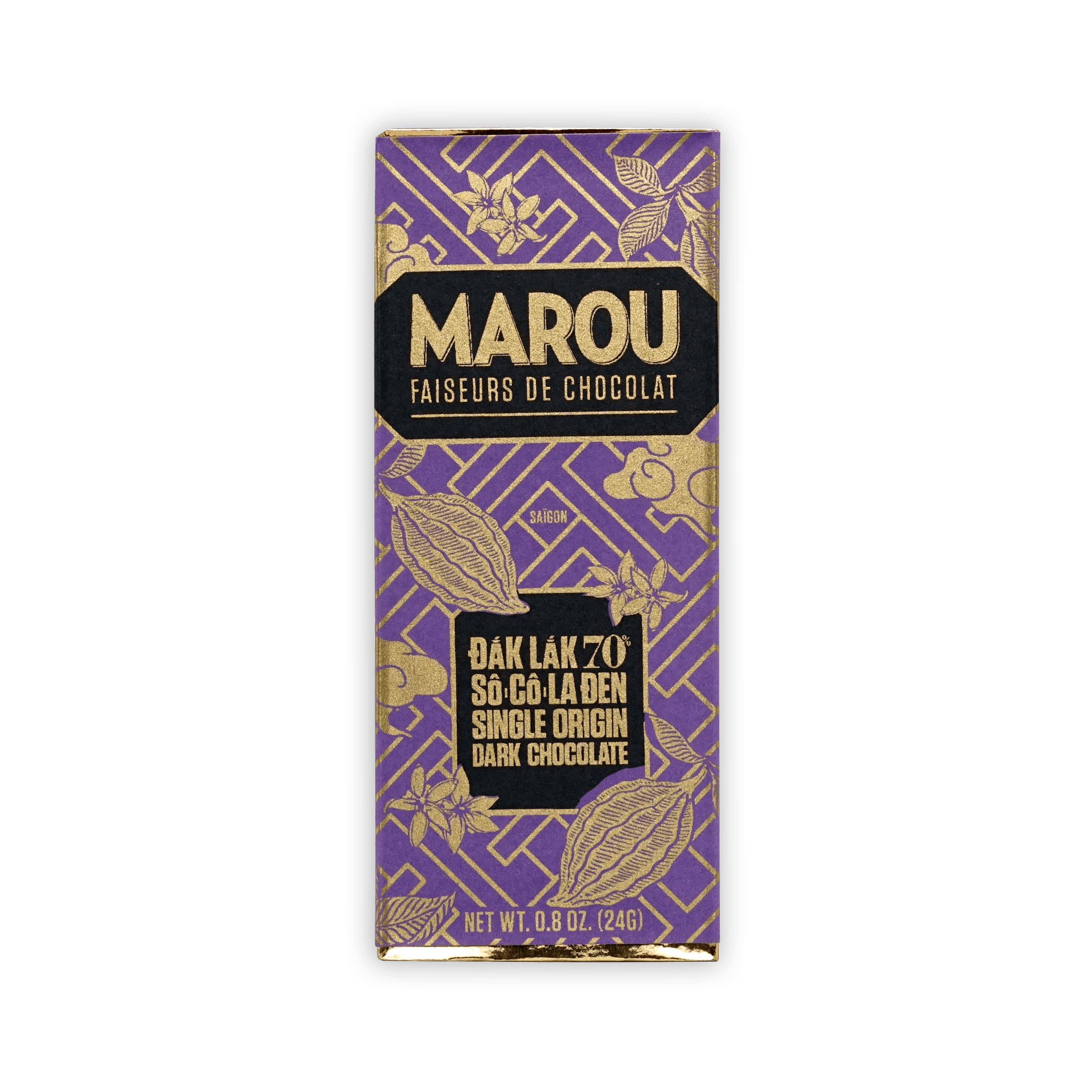 Premium Marou Mini Chocolate Bars - Handcrafted Vietnamese Single-Origin Dark Chocolate - Perfect for Gifts, Desserts & Gourmet Snacking