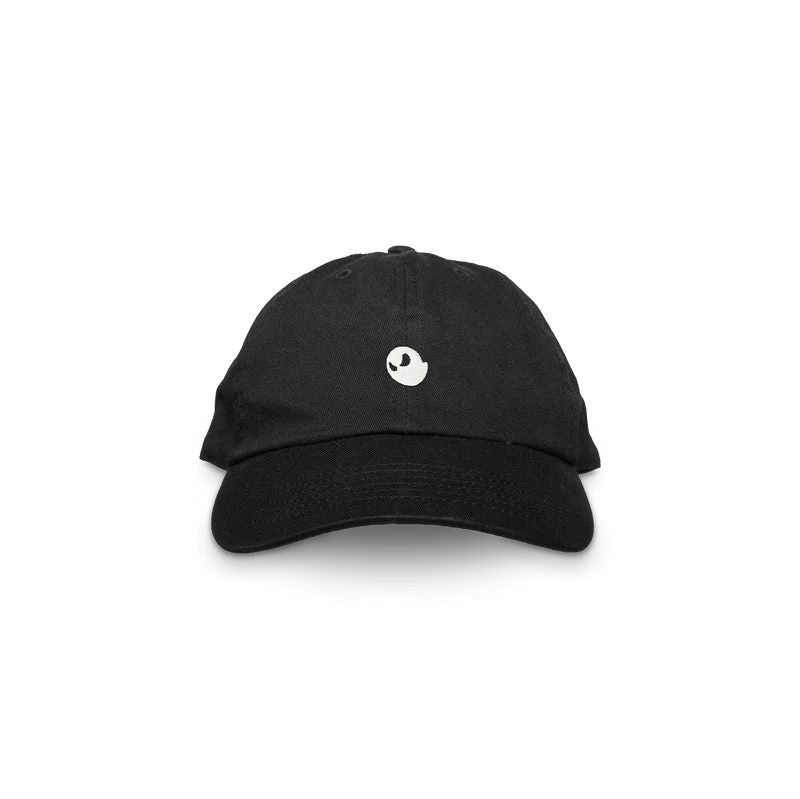 GHOSTGLIDES ICON Black Cap - Stylish & Comfortable Baseball Hat for Men & Women - Perfect for Outdoor Sports, Casual Wear & Daily Fashion